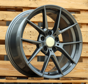 Alu kola Racing Line B1416, 19x9.5 5x120 ET40, šedivá matná (zátěžová)