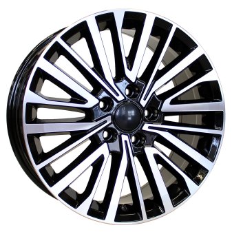 Alu kola Racing Line B1515, 19x8.5 5x120 ET45, černá + leštění (zátěžová)