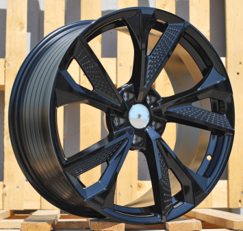 Alu kola Racing Line B1566, 17x7.5 5x112 ET36, černá lesklá