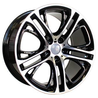 Alu kola Racing Line B1600, 20x8.5 5x120 ET38, černá + leštění
