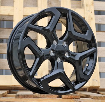Alu kola Racing Line B1606, 17x7 5x100 ET55, černá lesklá