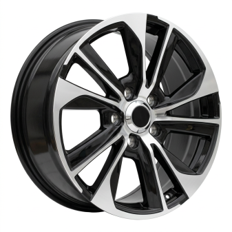 Alu kola Racing Line B1611, 18x8 5x150 ET45, černá + leštění