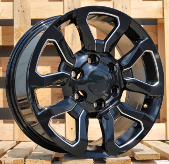 Alu kola Racing Line B1623, 17x7.5 6x139.7 ET30, černá lesklá