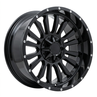 Alu kola Racing Line B1728, 20x10 12x135 ET-12, černá lesklá (zátěžová)