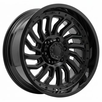 Alu kola Racing Line B1757, 20x10 6x135 ET-15, černá lesklá