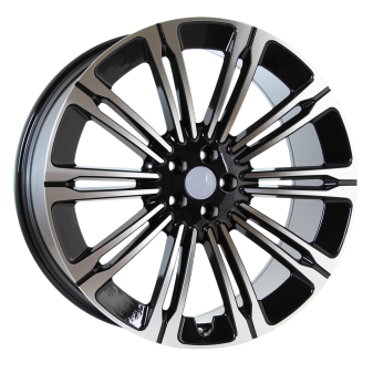 Alu kola Racing Line B1808, 19x8.5 5x120 ET45, černá + leštění
