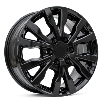 Alu kola Racing Line B3025, 16x6.5 6x130 ET54, černá lesklá (zátěžová)