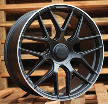 Alu kola Racing Line B5318, 21x10 5x130 ET35, saténová černá (zátěžová)