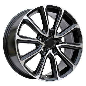 Alu kola Racing Line B5344, 18x7.5 5x114.3 ET35, černá + leštění