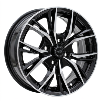 Alu kola Racing Line B5400, 14x6 4x100 ET40, černá + leštění