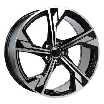 Alu kola Racing Line B5419, 18x8 5x112 ET40, černá + leštění
