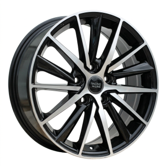 Alu kola Racing Line B5809, 17x7 5x114.3 ET45, černá + leštění