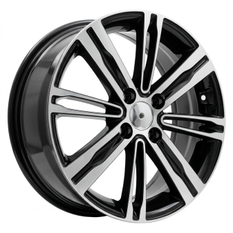Alu kola Racing Line B5834, 16x6.5 4x100 ET48, černá + leštění