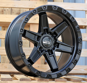 Alu kola Racing Line B5840, 18x9 6x139.7 ET10, černá matná (zátěžová)