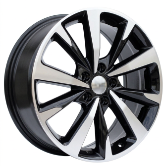 Alu kola Racing Line B5869, 18x7.5 5x112 ET46, černá + leštění