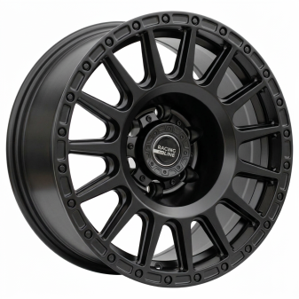 Alu kola Racing Line B5877, 17x8 6x139.7 ET15, černá matná (zátěžová)