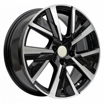 Alu kola Racing Line B5906, 17x7 5x108 ET44, černá + leštění