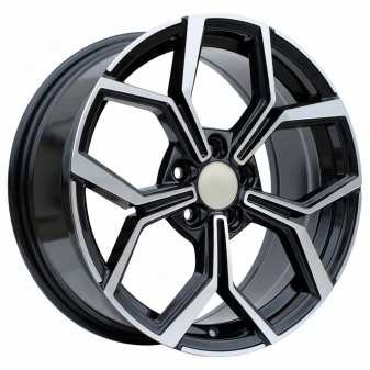 Alu kola Racing Line B5952, 18x7.5 5x112 ET40, černá + leštění