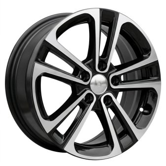 Alu kola Racing Line B5959, 17x7 5x108 ET50, černá + leštění
