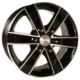 Alu kola Racing Line BK474, 17x7 6x120 ET50, černá + leštění (zátěžová)