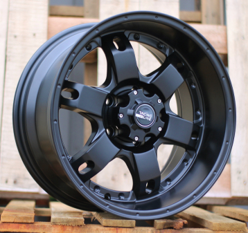 Alu kola Racing Line BK749, 16x8 5x114.3 ET-10, černá matná