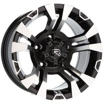 Alu kola Racing Line BK859, 15x8 5x139.7 ET-13, černá + leštění