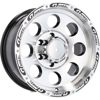 Alu kola Racing Line BY531, 16x10 6x139.7 ET-10, černá + leštění (zátěžová)