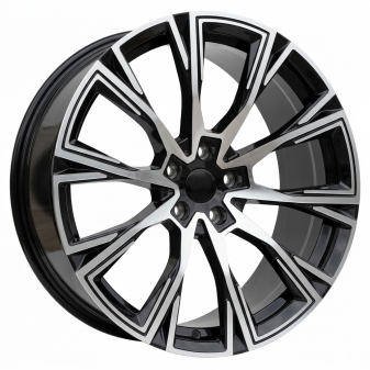 Alu kola Racing Line D1130, 19x9 5x112 ET40, černá + leštění
