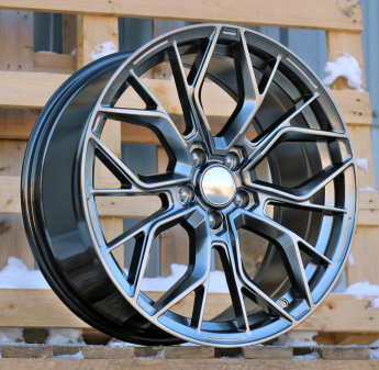 Alu kola Racing Line F8260, 18x8 5x105 ET35, titanová metalíza