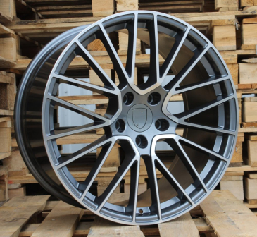Alu kola Racing Line FB0010J, 21x9.5 5x130 ET46, šedivá + leštění (zátěžová)