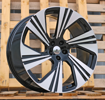 Alu kola Racing Line FB007, 21x9.5 5x112 ET36, černá + leštění