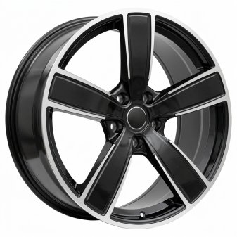 Alu kola Racing Line FB0472J, 21x9.5 5x130 ET46, černá + leštění (zátěžová)