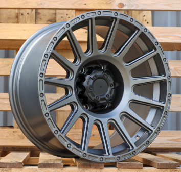 Alu kola Racing Line FBX026, 17x9 6x139.7 ET, šedivá matná (zátěžová)