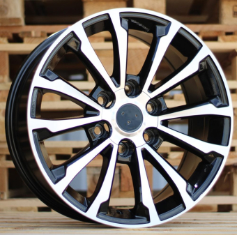 Alu kola Racing Line FBX075, 17x7.5 6x139.7 ET25, černá + leštění