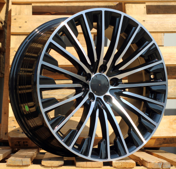 Alu kola Racing Line FBX132, 19x9.5 5x112 ET45, černá + leštění (zátěžová)