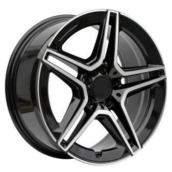 Alu kola Racing Line FBX142, 20x8.5 5x112 ET36, černá + leštění (zátěžová)