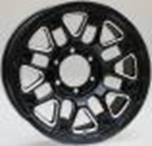Alu kola Racing Line FBX155, 17x9 6x139.7 ET, černá + leštění