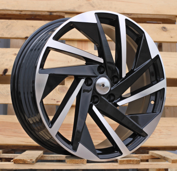 Alu kola Racing Line FBX170, 19x8 5x112 ET40, černá + leštění