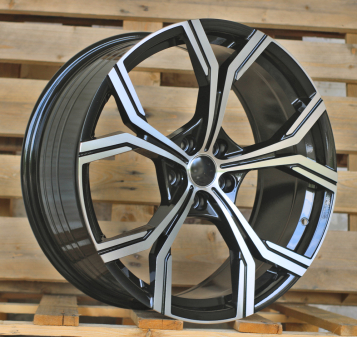 Alu kola Racing Line FBX201, 20x9 5x112 ET30, černá + leštění