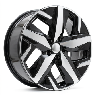 Alu kola Racing Line FBX236, 18x8 5x112 ET45, černá + leštění