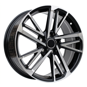 Alu kola Racing Line FBX255, 17x7 5x100 ET50, černá + leštění