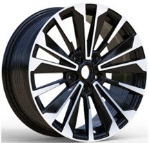 Alu kola Racing Line FBX374, 17x7.5 5x100 ET35, černá + leštění