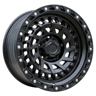 Alu kola Racing Line FBX463, 17x9 5x127 ET-5, černá matná (zátěžová)
