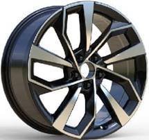 Alu kola Racing Line FBX507, 19x8 5x112 ET39, černá + leštění