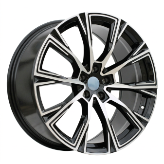 Alu kola Racing Line H3122F, 20x9.5 5x112 ET40, černá + leštění
