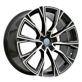 Alu kola Racing Line H3122F, 20x8.5 5x112 ET25, černá + leštění