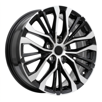 Alu kola Racing Line H3272F, 18x7 5x114.3 ET35, černá + leštění