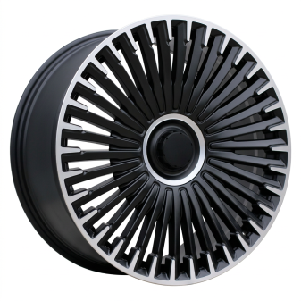 Alu kola Racing Line H3286F, 21x9.5 5x112 ET30.1, černá matná + leštění (zátěžová)