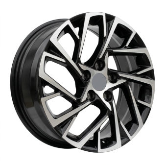 Alu kola Racing Line H3318F, 17x7 5x114.3 ET51, černá + leštění