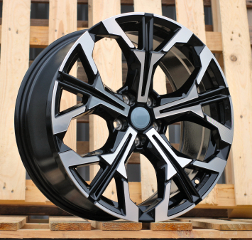 Alu kola Racing Line H3457F, 19x8.5 5x112 ET40, černá + leštění